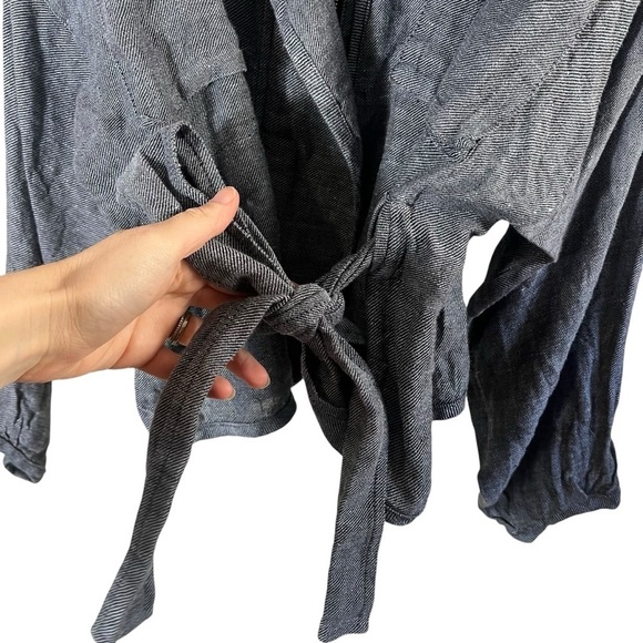 MARISSA WEBB Kayla Anorak Linen Chambray Utility Jacket - Picture 8 of 13